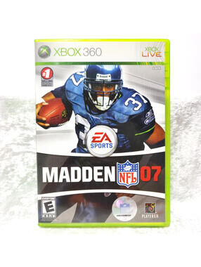 Madden NFL 07 Microsoft Xbox 360 Football Game CIB Tested